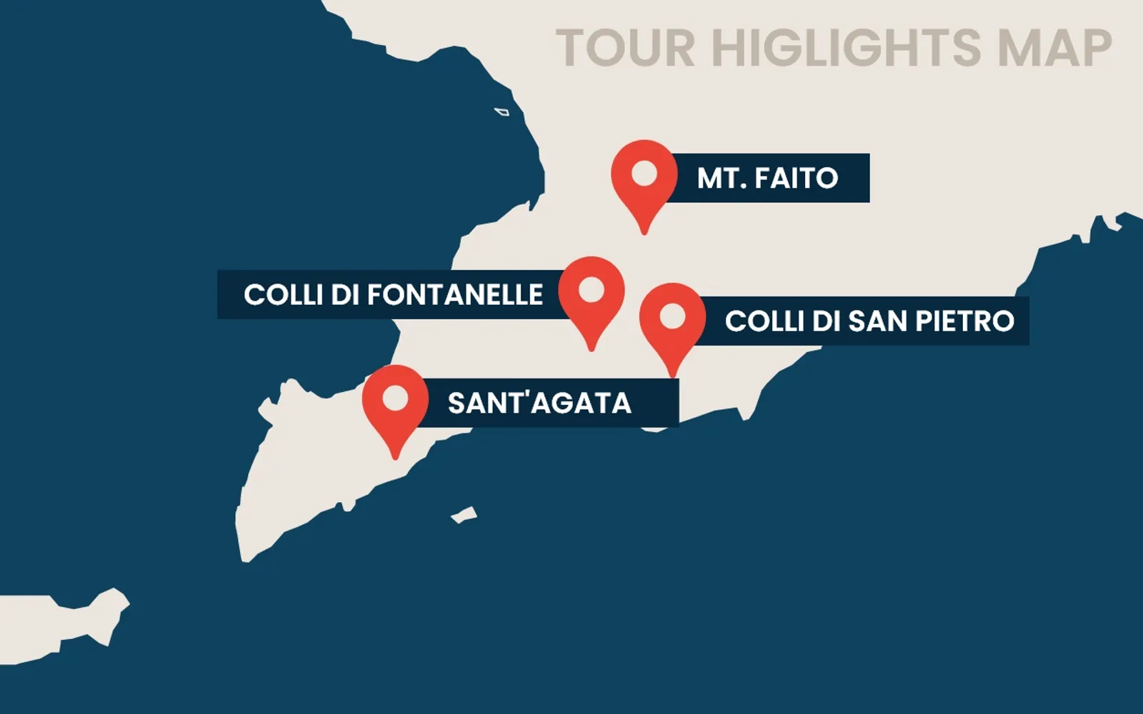 Guided quad tour: Monte Faito – Picco Sant’Angelo – Moiano